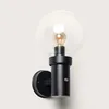 Image de Applique Murale ExtÃ©rieure Acier Inoxydable Avec Capteur CrÃ©pusculaire Optic Noir 200 Mm