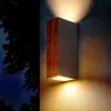 Image de Applique Murale ExtÃ©rieure Led 6w Aluminium Wox Marron FoncÃ©