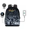 Image de Batman Skulls - Sac à dos - noir