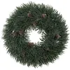 Image de Couronne de noel Bigbuy christmas - S8804213 - Couronne de Noel Vert PVC 28 x 28 cm