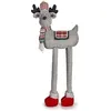 Image de renne de noël 1 m rouge gris blanc