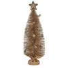 Image de arbre de noÃ«l avec Ã©toile 23 x 14,5 x 46 cm champagne