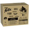 Image de Jumbopack Felix Tendres Effilés 120 x 85 g pour chat - thon, saumon, cabillaud, carrelet