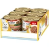 Image de 24x85g Les Effilochés : saumon Gold Gourmet boîtes pour chat : le 2ème à -50 % !