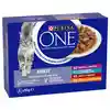 Image de PURINA ONE Adulte 8 x 85 g pour chat - lot mixte (4 variétés)