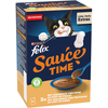 Image de 6x40g Felix Sauce Time au goût de poulet et de dinde pour chat