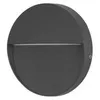 Image de Forlight Nod Round Applique D'extÃ©rieur Led Encastrable Noir, Opale, Blanc Chaud 3000k, Ip65