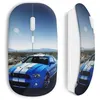 Image de Souris Sans Fil Blue Mustang Voiture Maniacase