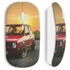 Image de Souris sans fil golf volkswagen gti rouge vintage Maniacase