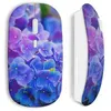 Image de Souris Sans Fil Fleurs bleues Maniacase