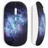 Image de Souris Sans Fil Galaxy Bleu Maniacase