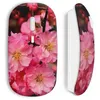 Image de Souris sans fil Pink flowers design Maniacase