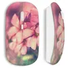 Image de Souris sans fil pink flowers Maniacase