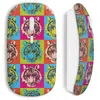 Image de Souris sans Fil Tiger style art multicolor Maniacase