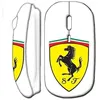 Image de Souris Sans Fil Ferrari Logo Blanc Maniacase