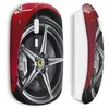 Image de Souris Sans Fil Ferrari Roue Jante Rouge Silver Maniacase