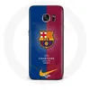 Image de Coque pour Samsung Galaxy S7 Edge FC Barcelone Logo Équipe de football Maniacase