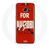 Image de Coque pour Samsung Galaxy S7 Edge La casa de papel Nairobi dessin Maniacase