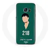 Image de Coque pour Samsung Galaxy S7 Edge Squid Game Cho Sang woo numéro 218 Maniacase