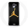 Image de Coque pour Samsung Galaxy J6 2018 Air michael jordan logo jaune Maniacase