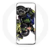 Image de Coque pour Samsung Galaxy S7 Edge Valentino Rossi Pilote de vitesse fond blanc Maniacase