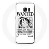 Image de Coque pour Samsung Galaxy S7 Edge One Piece Manga affiche de recherche Blanche Maniacase