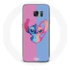 Image de Coque pour Samsung Galaxy S7 Edge Stitch et angel bleu rose Maniacase