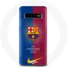 Image de Coque pour Samsung Galaxy S10 Plus FC Barcelone Logo Équipe de football Maniacase