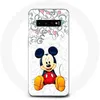 Image de Coque pour Samsung Galaxy S10 Mickey Mouse Fleurs Coeurs Maniacase