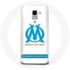 Image de Coque pour Samsung Galaxy A8 2018 Olympique de Marseille Logo Fond Blanc Maniacase