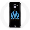 Image de Coque pour Samsung Galaxy A6 2018 Logo Olympique de Marseille Fond Noir Maniacase