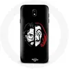 Image de Coque pour Samsung Galaxy j7 2017 La casa de papel El Profesor Masque Split Maniacase