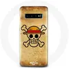 Image de Coque pour Samsung Galaxy S10 One Piece Manga Tete de Mort Maniacase