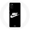 Image de Coque pour Samsung Galaxy S20 plus Nike Logo blanc fond Noir Maniacase