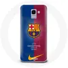 Image de Coque pour Samsung Galaxy A8 2018 FC Barcelone Logo Équipe de football Maniacase