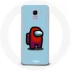 Image de Coque pour Samsung Galaxy A8 2018 Among Us jeu vidéo Fond bleu Maniacase