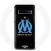 Image de Coque pour Samsung Galaxy s10 plus Logo Olympique de Marseille Fond Noir Maniacase