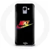Image de Coque pour Samsung Galaxy A8 2018 Nike Logo Couleur fond noir Maniacase
