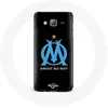 Image de Coque pour Samsung Galaxy j3 2016 Logo Olympique de Marseille Fond Noir Maniacase
