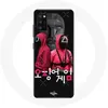 Image de Coque pour Samsung Galaxy S20 Squid Game Affiche masques soldats logo coréen Maniacase