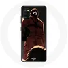 Image de Coque pour samsung galaxy S20 plus Squid Game Soldat Rouge avec Masque Triangle Maniacase