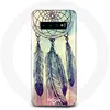 Image de Coque pour Samsung Galaxy s10 plus Attrape rêve coloré marron Maniacase