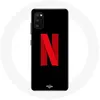 Image de Coque pour Samsung Galaxy S20 plus Netflix Logo rouge fond noir Maniacase