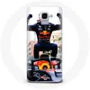 Image de Coque pour Samsung Galaxy A8 2018 Formule 1 Max Verstappen Pilote automobile F1 noir rouge et jaune Maniacase