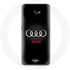 Image de Coque pour Samsung Galaxy A3 2017 Audi Logo Métal fond noir Maniacase