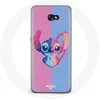 Image de Coque pour Samsung Galaxy A3 2017 Stitch et angel bleu rose Maniacase