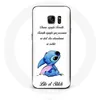 Image de Coque pour Samsung Galaxy S6 Lilo et Stitch Ohana Citation Blanc Maniacase