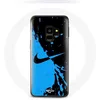 Image de Coque pour Samsung Galaxy S9 plus Nike Logo Bleu et Noir Maniacase