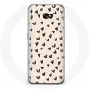 Image de Coque pour Samsung Galaxy A3 2016 Fond de texture abstraite coeurs noirs Maniacase