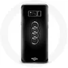 Image de Coque pour Samsung Galaxy S8 plus Audi Logo cache moyeu fond noir Maniacase